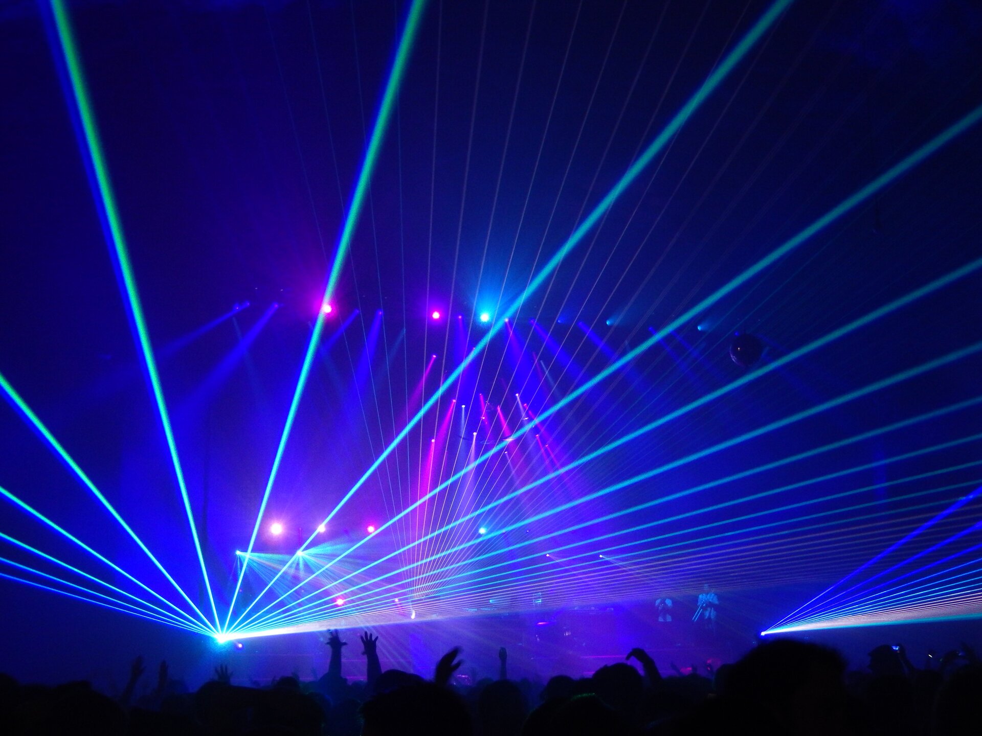 Aragon Ballroom light show